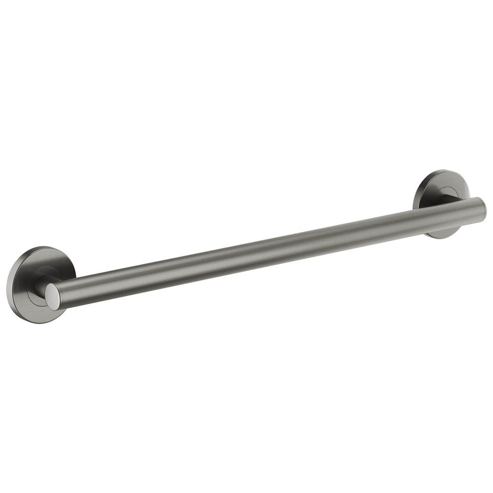 Brizo - Other 24'' Linear Round Grab Bar - Luxe Steel