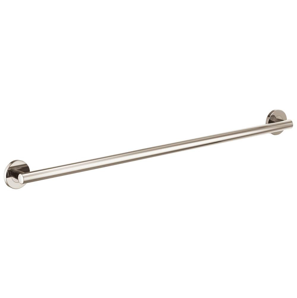 Brizo - Other 42'' Linear Round Grab Bar - Polished Nickel
