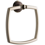 Brizo - Charlotte Towel Ring - Cocoa Bronze  With  Polished Nickel