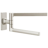Brizo - Kintsu 8'' Pivoting Towel Bar - Luxe Nickel