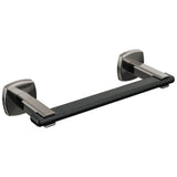Brizo - AllariaE 8'' Towel Bar - Brilliance Black Onyx  With  Matte Black