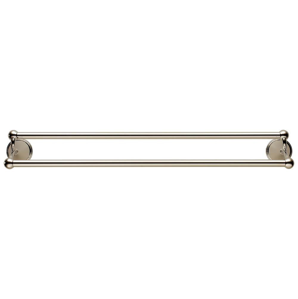 Brizo - Traditional 24'' Double Towel Bar - Polished Nickel