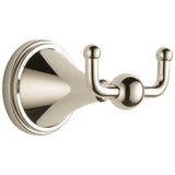 Brizo - Traditional Double Robe Hook - Polished Nickel