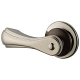 Brizo - Charlotte Front Mount Flush Lever - Cocoa Bronze  With  Polished Nickel