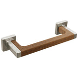 Brizo - Frank Lloyd Wright Drawer Pull - Luxe Nickel  With  Teak Wood