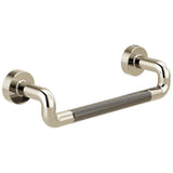 Brizo - Litze Drawer Pull With Knurling - Polished Nickel