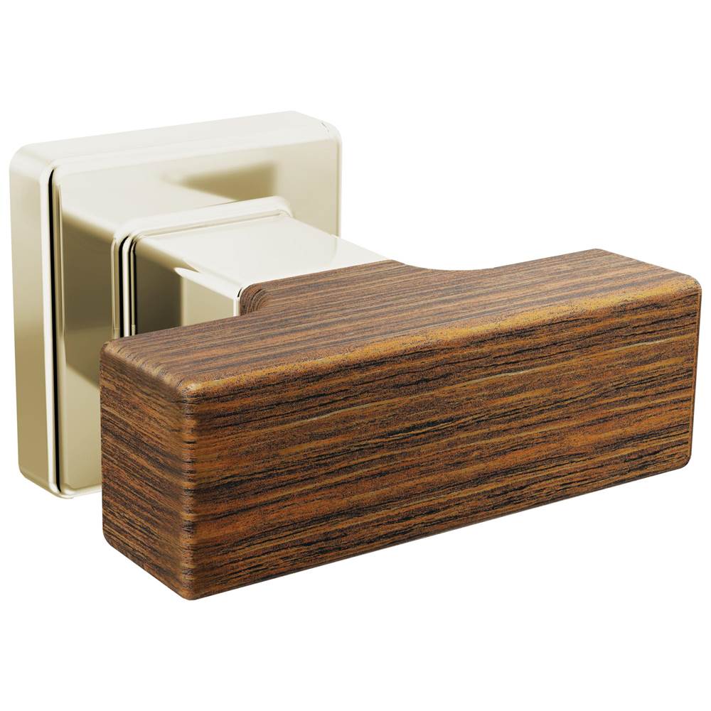 Brizo - Frank Lloyd Wright Drawer Knob - Polished Nickel Wood