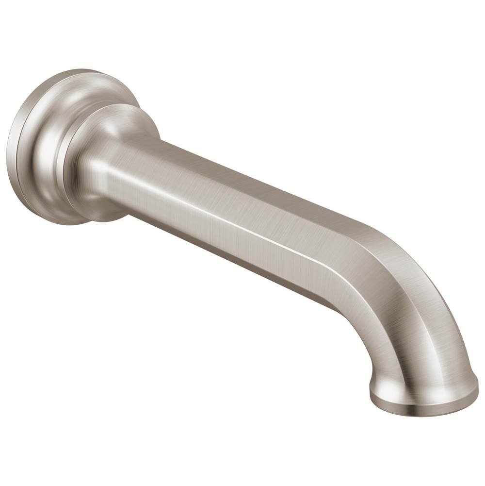 Brizo - BeauclereE Non-Diverter Tub Spout - Luxe Nickel