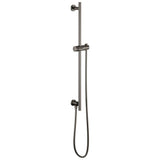 Brizo - Universal Showering Linear Round Slide Bar With Hose - Brilliance Black Onyx