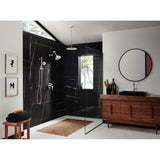 Universal Showering Linear Round Slide Bar With Hose