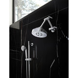 Universal Showering Linear Round Slide Bar With Hose