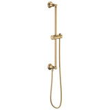 Brizo - Universal Showering Classic Round Slide Bar With Hose - Luxe Gold