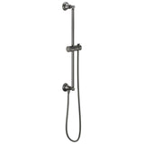 Brizo - Universal Showering Classic Round Slide Bar With Hose - Luxe Steel