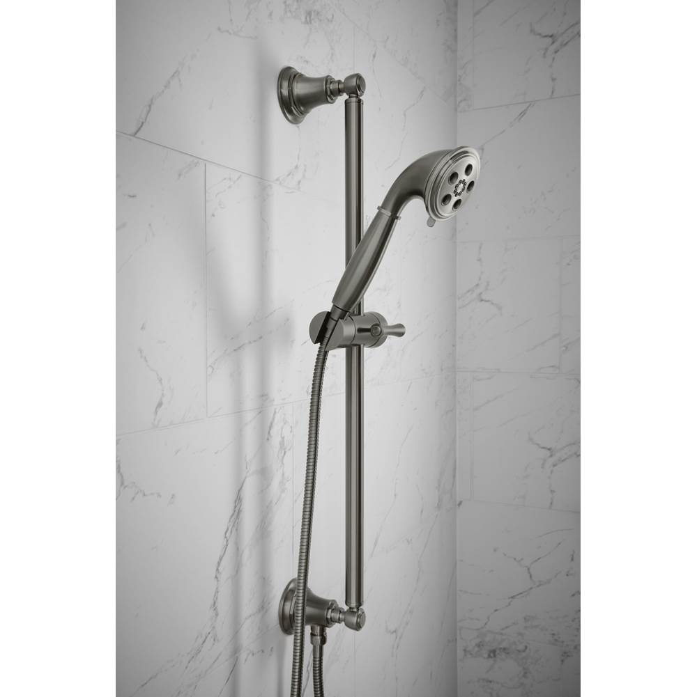 Universal Showering Classic Round Slide Bar With Hose