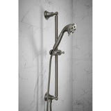 Universal Showering Classic Round Slide Bar With Hose