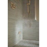 Universal Showering Linear Square Slide Bar With Hose