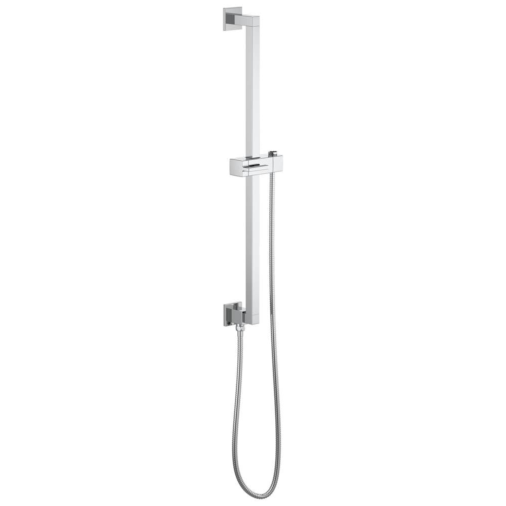 Brizo - Universal Showering Linear Square Slide Bar With Hose - Chrome