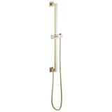 Brizo - Universal Showering Linear Square Slide Bar With Hose - Polished Nickel
