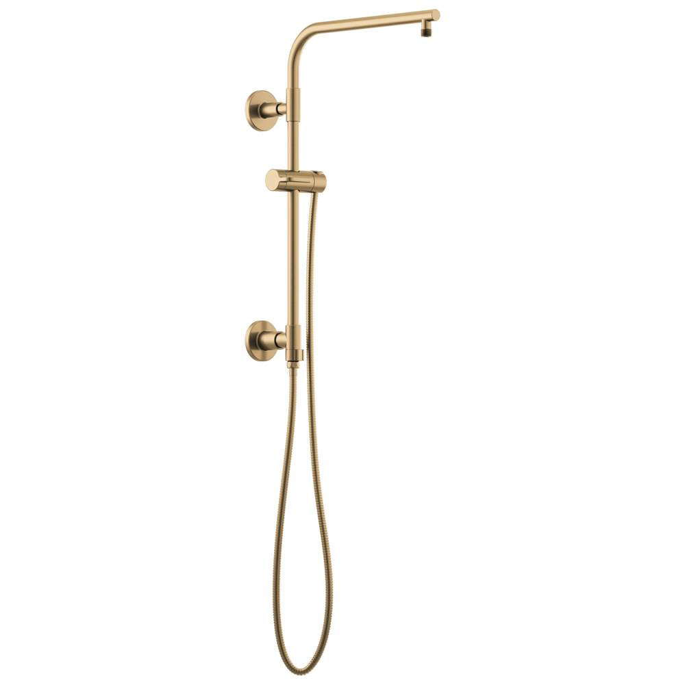 Brizo - Universal Showering 18'' Linear Round Shower Column - Luxe Gold