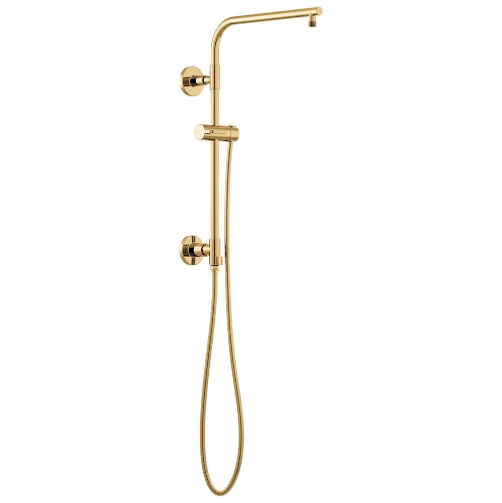 Brizo - Universal Showering 18'' Linear Round Shower Column - Polished Gold