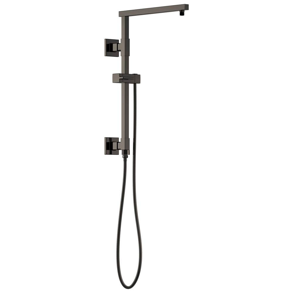 Brizo - Other 18'' Linear Square Shower Column - Brilliance Black Onyx