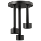 Brizo - Universal Showering Linear Round Single-Function H2Okinetic Pendant Raincan Shower Head - Matte Black