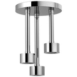 Brizo - Universal Showering Linear Round Single-Function H2Okinetic Pendant Raincan Shower Head - Chrome