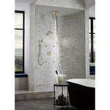 Universal Showering Linear Round Single-Function H2Okinetic Pendant Raincan Shower Head