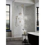 Universal Showering Linear Round Single-Function H2Okinetic Pendant Raincan Shower Head