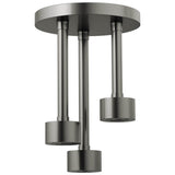 Brizo - Universal Showering Linear Round Single-Function H2Okinetic Pendant Raincan Shower Head - Luxe Steel