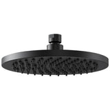 Brizo - Universal Showering 8'' Linear Round Single-Function Raincan Shower Head - 2.5 GPM - Matte Black