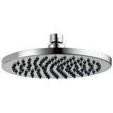 Brizo - Universal Showering 8'' Linear Round Single-Function Raincan Shower Head - 2.5 GPM - Chrome