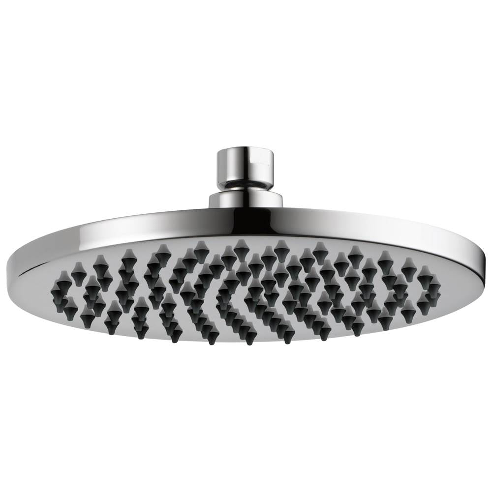 Brizo - Universal Showering 8'' Linear Round Single-Function Raincan Shower Head - 1.75 GPM - Chrome