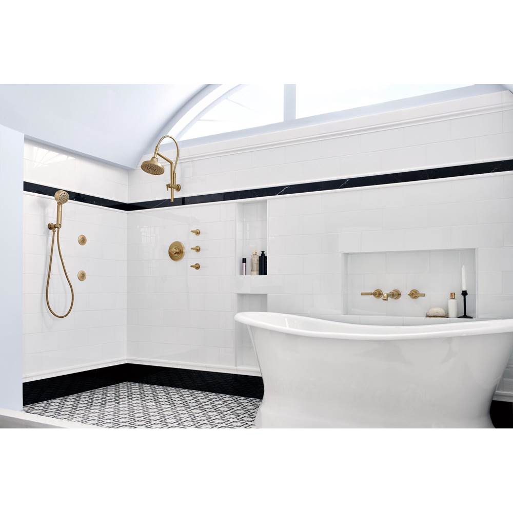Universal Showering 10 7/16'' Classic Slide Bar Shower Arm And Flange