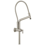 Brizo - Universal Showering 10 7/16'' Classic Slide Bar Shower Arm And Flange - Luxe Nickel