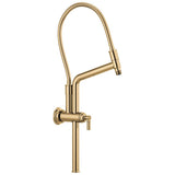 Brizo - Universal Showering 10 7/16'' Classic Slide Bar Shower Arm And Flange - Polished Gold