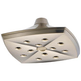 Brizo - Charlotte H2OKineticSquare Raincan Showerhead - Brushed Nickel