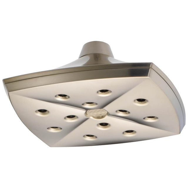 Brizo - Charlotte H2OKineticSquare Raincan Showerhead - Brushed Nickel