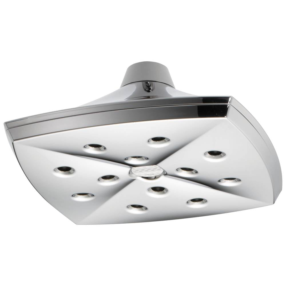 Brizo - Charlotte H2OKineticSquare Raincan Showerhead - Chrome