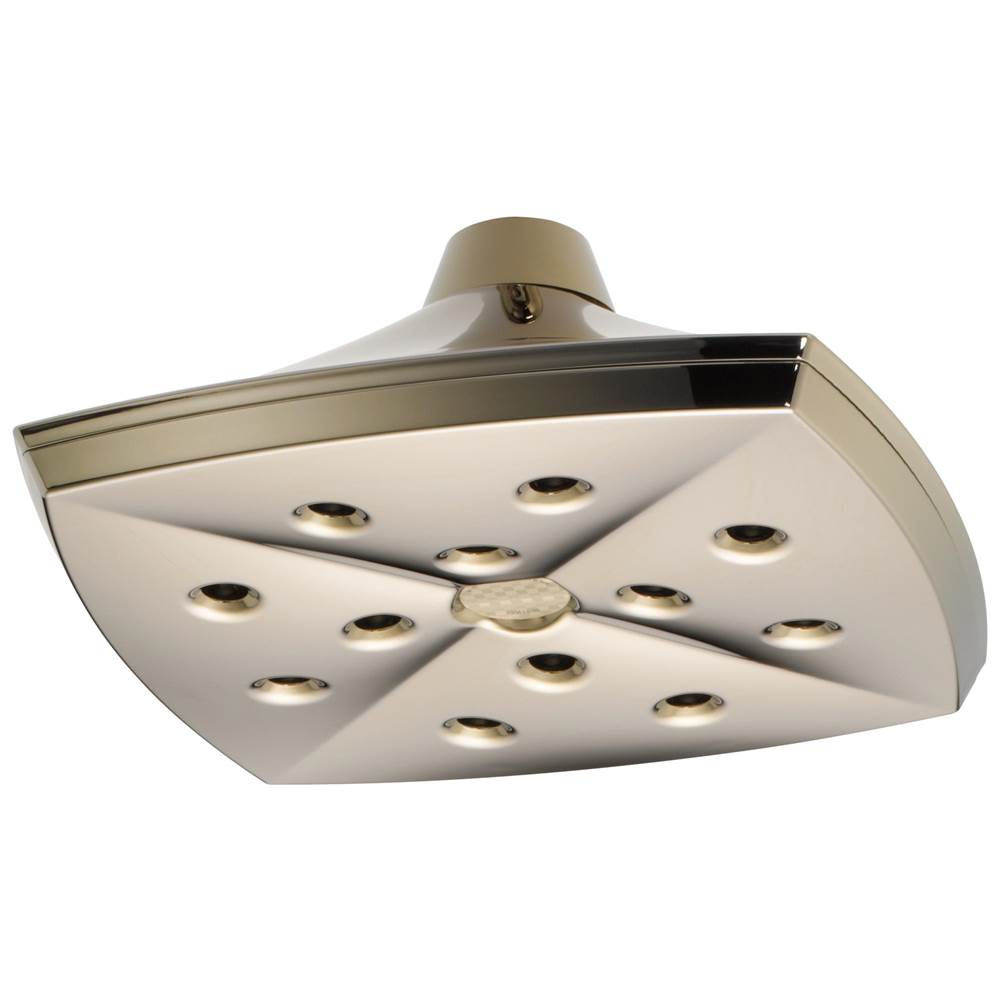 Brizo - Charlotte H2OKineticSquare Raincan Showerhead - Polished Nickel