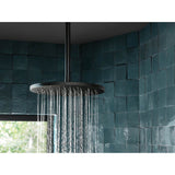 Universal Showering 12'' Linear Round Single-Function Raincan Shower Head - 1.75 GPM