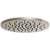 Brizo - Universal Showering 12'' Linear Round Single-Function Raincan Shower Head - 1.75 GPM - Brushed Nickel