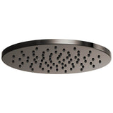 Brizo - Other 12'' Linear Round Single-Function Raincan Shower Head - 1.75 GPM - Brilliance Black Onyx