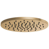 Brizo - Universal Showering 12'' Linear Round Single-Function Raincan Shower Head - 1.75 GPM - Luxe Gold
