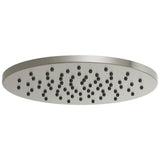 Brizo - Universal Showering 12'' Linear Round Single-Function Raincan Shower Head - 1.75 GPM - Luxe Nickel