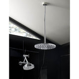 Universal Showering 12'' Linear Round Single-Function Raincan Shower Head - 1.75 GPM