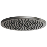 Brizo - Universal Showering 12'' Linear Round Single-Function Raincan Shower Head - 2.5 GPM - Luxe Steel