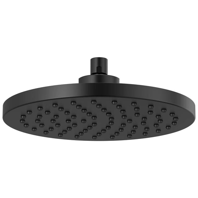 Brizo - Universal Showering 10'' Linear Round Single-Function Raincan Shower Head - 2.5 GPM - Matte Black