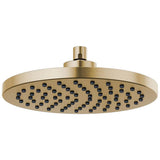 Brizo - Universal Showering 10'' Linear Round Single-Function Raincan Shower Head - 2.5 GPM - Luxe Gold