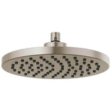 Brizo - Universal Showering 10'' Linear Round Single-Function Raincan Shower Head - 1.75 GPM - Luxe Nickel